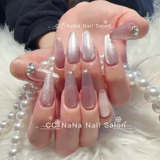 ネイル 💎CC・NaNa 韓国風ネイル🌙Cのネイルデザイン