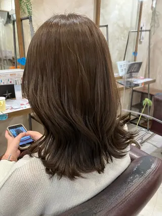 セミロング カラー ニュアンスカラー／ メンズ🌙久住綾香のヘアスタイル
