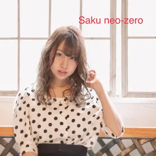 セミロング パーマ saku所属・日比谷 翔太のヘアスタイル