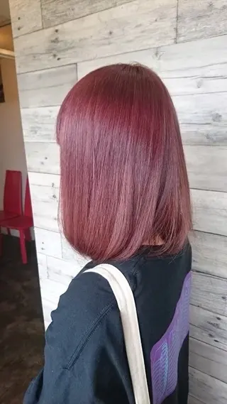 ミディアム カラー Hairmakefox所属・五十嵐航斗 ハイトーンのヘアスタイル