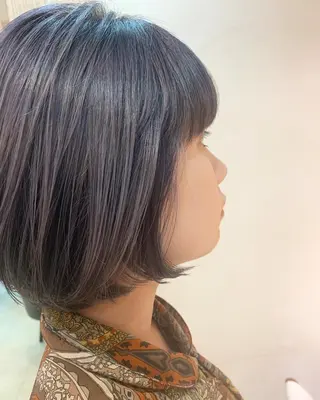 ミディアム カラー DiMPlE  ディンプル所属・🌸スタイリスト 山浦美恵のヘアスタイル