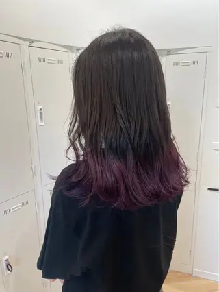 セミロング カラー 艶髪/似合わせカラー ️🫧りの️🫧のヘアスタイル