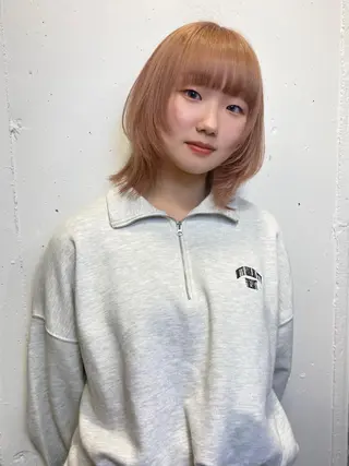 ミディアム ひな 【pia】のヘアスタイル