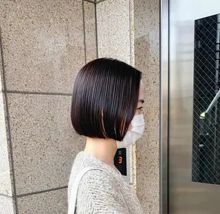 ショート カラー 🌈月1夜モデル募集 📩ください⭐️のヘアスタイル