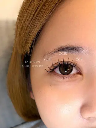 マツエク・マツパ 🧡ヘアまつ毛眉毛 🧡Natsukiのマツエク・マツパデザイン