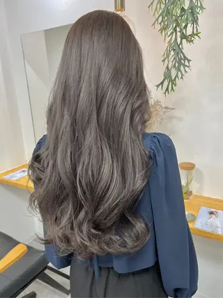 ロング カラー スタジオノル パーマ🌀あやなのヘアスタイル