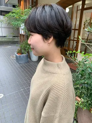 ショート パーマ Genta @gegege75のヘアスタイル