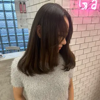 ロング カラー otoha✳︎ くすみカラーのヘアスタイル