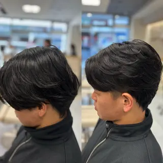 ショート パーマ メンズ メンズ特化韓国風 パーマスタイル/りんのヘアスタイル