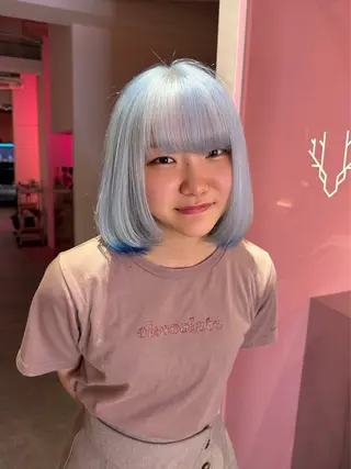 ショート ブリーチカラー 特化/MAHIROのヘアスタイル