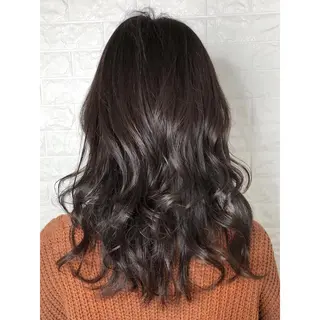 ミディアム カラー KIZU 髪質改善 オカルト怪談のヘアスタイル