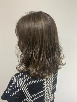 ミディアム 似合わせ大得意美容師 .Haruka.のヘアスタイル