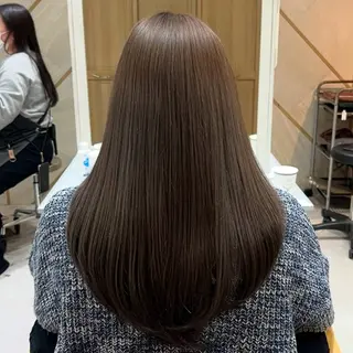 ロング カラー パーマ 髪質改善/ レイヤーカット金井翔のヘアスタイル