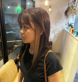 ロング カラー 🍒サクラ🍒 /透明感カラー/艶髪のヘアスタイル