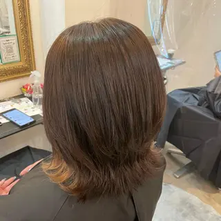 ミディアム カラー N°　jillva 腰山 菜々美のヘアスタイル