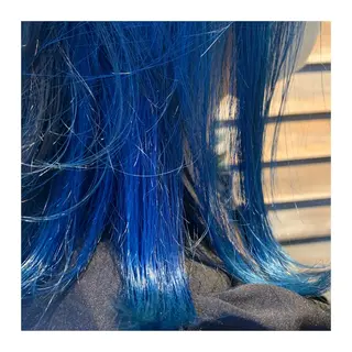 セミロング カラー あべ ゆうかのヘアスタイル