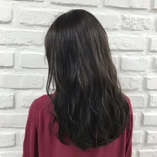 セミロング カラー 【暖色カラー特化】 中山由梨のヘアスタイル