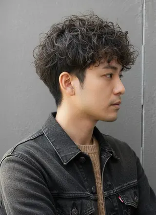 メンズ 【メンズパーマ】 SiLO 三宅のヘアスタイル