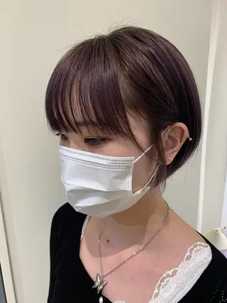 ショート カラー 🍓韓国ヘア レイヤ ーカット🍓笠原 葵のヘアスタイル