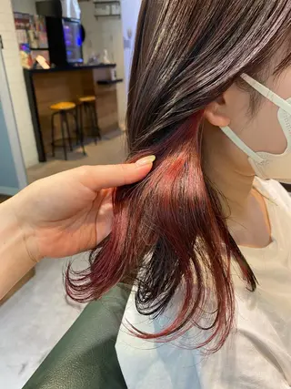 ミディアム GO TODAY SHAiRE SALON 原宿Stella店所属・𓍯柔らかhair 𓍯 yukinoのヘアスタイル