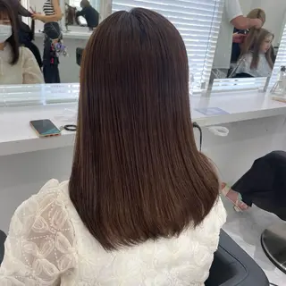 ミディアム 大人っぽ上品🤍韓国 レイヤー🤍ふうがのヘアスタイル