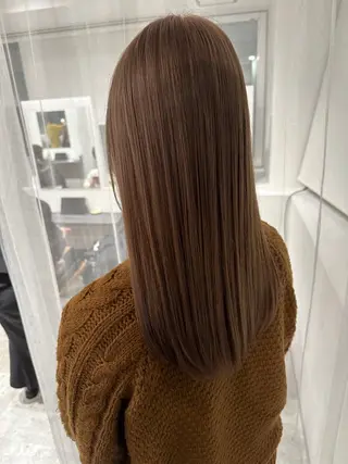 ロング カラー ブリーチ/ベージュ /レイヤー/ひよりのヘアスタイル