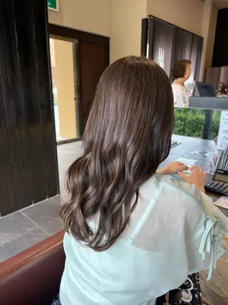ロング にいぼ あやなのヘアスタイル