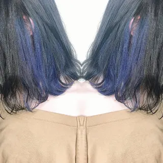 ミディアム カラー ヘアアレンジ 竹内啓太 ボブのヘアスタイル