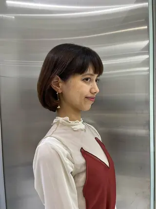 ミディアム パーマ 石毛 大翔のヘアスタイル