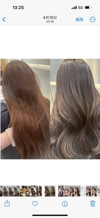 ロング oto🎀×美髪× シースルー前髪🤍のヘアスタイル