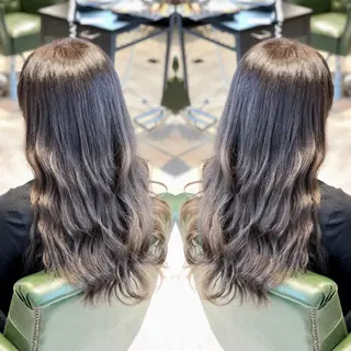 ロング カラー パーマ ヘアアレンジ tocca所属・毎月通える価格♪ 杉本真基のヘアスタイル