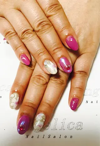 ネイル Angelica ネイリストのネイルデザイン