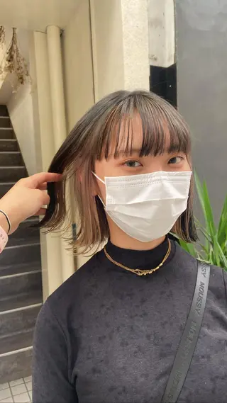 ミディアム nico🏁 rihoのヘアスタイル