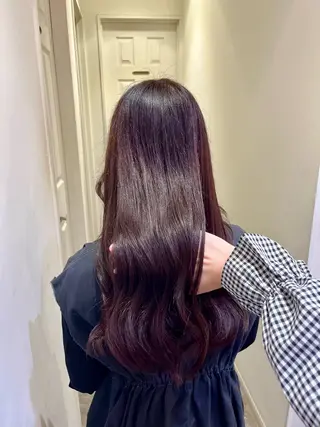 カラー 🎀ツヤカラー🎀 暖色カラー/amiのヘアスタイル