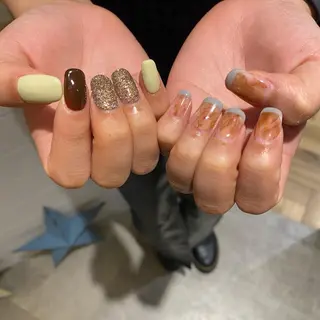 ネイル sio.nail&eyebrow salon shimokitazawa2号店所属・nailist mana𖤐´-のネイルデザイン