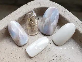 ミディアム ネイル カラー キッズ マツエク・マツパ アイブロウ メンズ ヘアアレンジ パーマ Nail branchのネイルデザイン