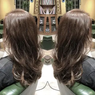 ロング カラー パーマ ヘアアレンジ tocca所属・毎月通える価格♪ 杉本真基のヘアスタイル