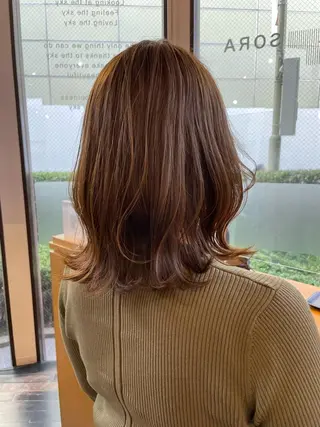 ミディアム 高山🐬髪質改善 池袋で縮毛矯正のヘアスタイル