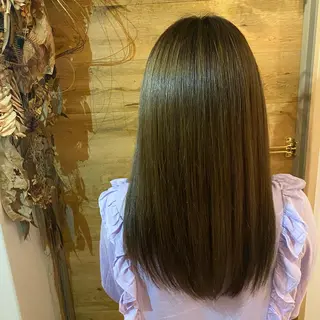 ロング RURI韓国ボブ 🇰🇷タッセルボブのヘアスタイル