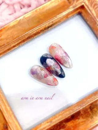 ネイル arm in arm ︎✿Yamamotoのマツエク・マツパデザイン