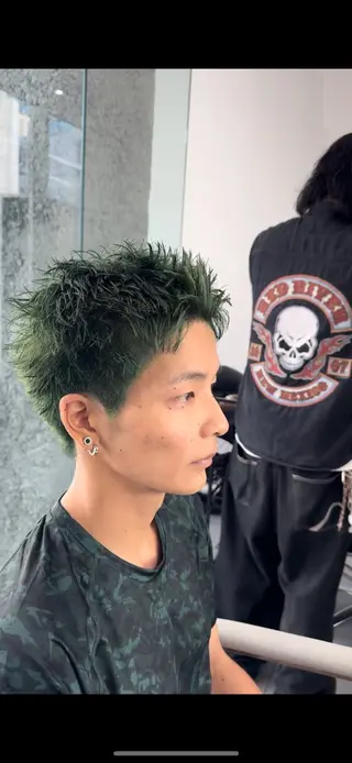 ショート カラー メンズ メンズ特化🧞‍♂️ ASHU🧞‍♂️のヘアスタイル