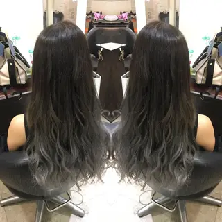 ロング カラー 💓シールエクステ ルミエールのヘアスタイル