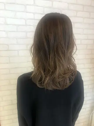 セミロング カラー 巣鴨髪質改善サロン 🌈NONOKAのヘアスタイル