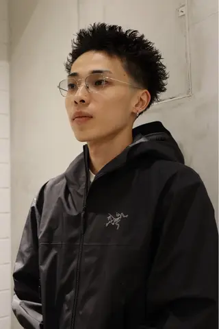 ショート パーマ メンズ メンズ特化   西野 晴紀のヘアスタイル