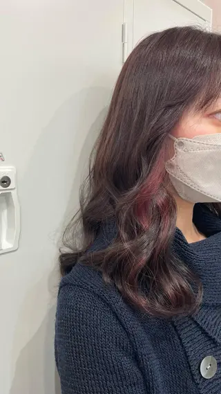 ロング マホ/日吉/髪質改善 /レイヤー/ガーリーのヘアスタイル