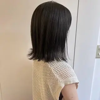 ミディアム カラー Parve Mix 森 美遥🇰🇷🩶のヘアスタイル