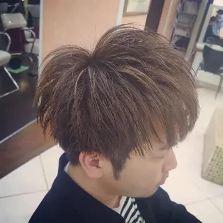ショート ヘアアレンジ メンズ 🐺一ノ瀬 凌 / デザインウルフ🐺のヘアスタイル