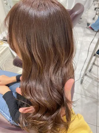 セミロング カラー 韓国/色気/レイヤー /avance天王寺のヘアスタイル