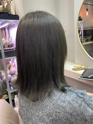 ミディアム カラー 池田 太一のヘアスタイル