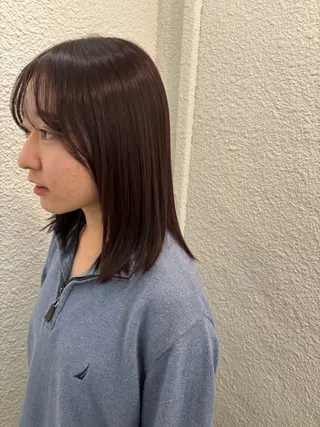 ミディアム カラー quafelice所属・曽利 心菜のヘアスタイル